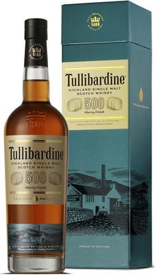 Виски шотландский «Tullibardine 500 Sherry Finish» в подарочной упаковке