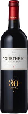 Вино красное сухое «Dourthe № 1 Bordeaux Rouge, 0.75 л» 2016 г.
