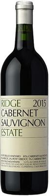 Вино красное сухое «Ridge Estate Cabernet Sauvignon» 2015 г.
