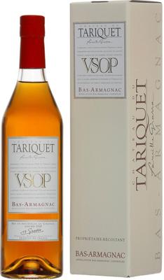 Арманьяк французский «Bas-Armagnac Chateau du Tariquet VSOP» в подарочной упаковке