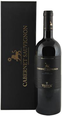 Вино красное сухое «Tasca d'Almerita Cabernet Sauvignon, 2015 г.» в подарочной упаковке