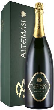 Вино игристое белое брют «Altemasi Millesimato Brut» 2013 г., в подарочной упаковке