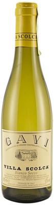 Вино белое сухое «Gavi Villa Scolca, 0.375 л» 2017 г.
