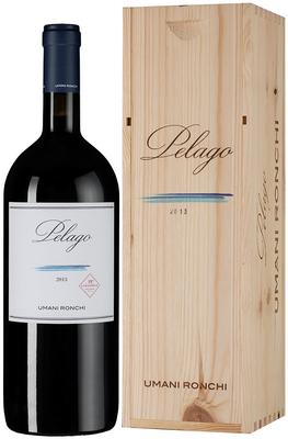 Вино красное сухое «Pelago Marche Rosso» 2013 г., в подарочной упаковке