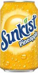 Газированный напиток «Sunkist Pineapple»