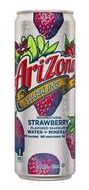 Газированный напиток «Arizona Welchs Sparkling Strawberry»
