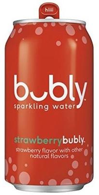 Газированный напиток «Bubly Strawberry»