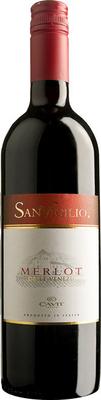 Вино красное сухое «SanVigilio Merlot, 0.75 л» 2017 г.