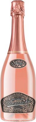 Шампанское розовое полусухое «Юбилейное»