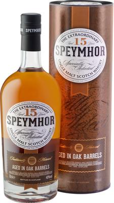 Виски шотландский «Speymhor 15 Years Old» в тубе