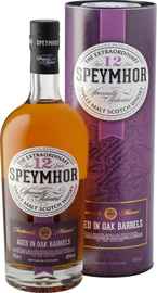 Виски шотландский «Speymhor 12 Years Old» в тубе