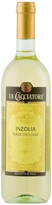 Вино белое сухое «La Cacciatora Inzolia Terre Siciliane»