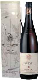 Вино красное сухое «Bersano Barolo Nirvasco» в подарочной упаковке