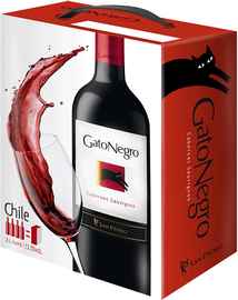 Вино красное полусухое «Gato Negro Cabernet Sauvignon» 2016 г., тетрапак