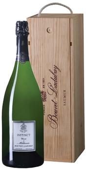 Вино игристое белое брют «Bouvet Ladubay Instinct Cuvee de Millenaire Brut» 2012 г. , в деревянной подарочной упаковке