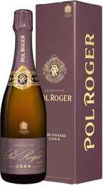 Шампанское розовое брют «Pol Roger Brut Rose» 2009 г., в подарочной упаковке