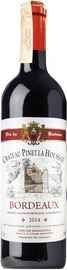 Вино красное сухое «Chateau Pinet La Houssaie Bordeaux» 2014 г.