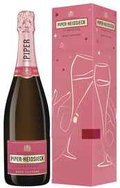 Шампанское розовое брют «Piper-Heidsieck Rose Sauvage» в подарочной упаковке "Праздничный выпуск"