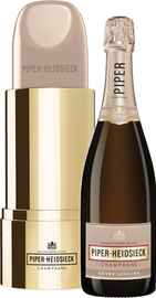 Шампанское белое полусухое «Piper-Heidsieck Cuvee Sublime Demi-Sec» в подарочной упаковке "Помада"