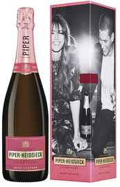 Шампанское розовое брют «Piper-Heidsieck Rose Sauvage Brut» в подарочной упаковке Dash Of Seduction