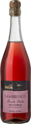 Вино игристое розовое полусладкое «Lambrusco Dell'Emilia Rosato Dolce»