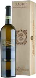 Вино белое полусухое «Radici Fiano di Avellino» 2014 г., в деревянной подарочной упаковке