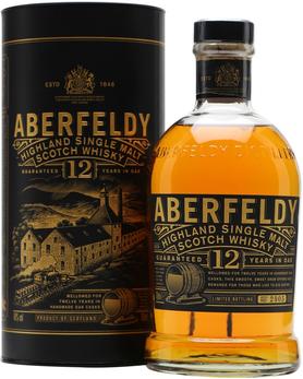 Виски шотландский «Aberfeldy 12 Years Old, 0.7 л» в тубе