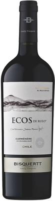 Вино красное сухое «Bisquertt Ecos de Rulo Carmenere» 2016 г.