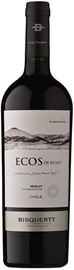 Вино красное сухое «Ecos de Rulo Merlot» 2016 г.