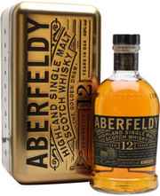 Виски шотландский «Aberfeldy 12 Years Old Gold Bar» в металлической коробке