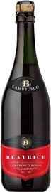 Вино игристое красное полусладкое «Angelo Beatrice Lambrusco Rosso»