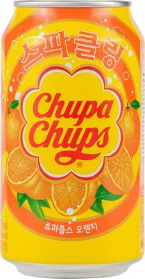 Безалкогольный газированный напиток «Chupa Chups Апельсин, 0.345 л»
