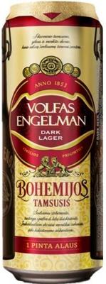 Пиво «Volfas Engelman Bohemijos tamsusis» в жестяной банке