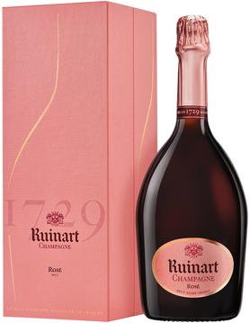Шампанское розовое брют «Ruinart Rose Brut» в подарочной упаковке