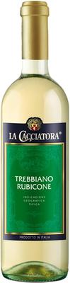 Вино белое сухое «La Cacciatora Trebbiano Rubicone»
