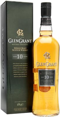 Виски шотландский «Glen Grant 10 YO» в подарочной упаковке