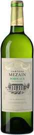 Вино белое сухое «Chateau Mezain Bordeaux» 2017 г.