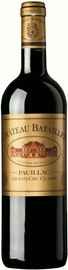Вино красное сухое «Chateau Batailley, 0.75 л» 2011 г.