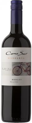 Вино красное сухое «Cono Sur Bicicleta Merlot» 2017 г.