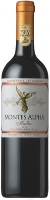 Вино красное сухое «Montes Alpha Malbec» 2015 г.