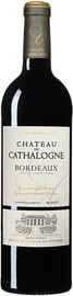 Вино красное сухое «Chateau De Cathalogne Bordeaux» 2016 г.