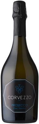 Вино игристое белое сухое «Corvezzo Prosecco Extra Dry Treviso, 0.75 л» 2016 г.
