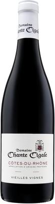 Вино красное сухое «Domaine Chante Cigale Cotes-du-Rhone Vieilles Vignes» 2015 г.