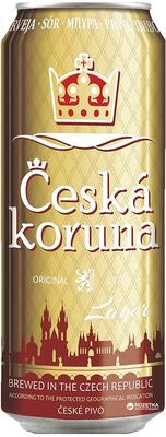Пиво «Ceska Koruna Lager» в жестяной банке