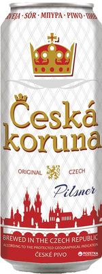 Пиво «Ceska Koruna Pilsner» в жестяной банке