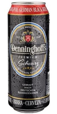 Пиво «Denninghoffs Schwarzbier» в жестяной банке