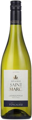 Вино белое сухое «Foncalieu Saint Marc Reserve Chardonnay VdP d'Oc Les Vignobles Foncalieu» 2017 г.