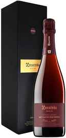 Вино игристое розовое брют «Recaredo Intens Rosat Brut Nature Gran Reserva Cava» 2013 г. в подарочной упаковке