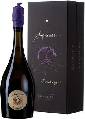 Шампанское белое экстра брют «Sapience Premier Cru» 2008 г. в подарочной упаковке
