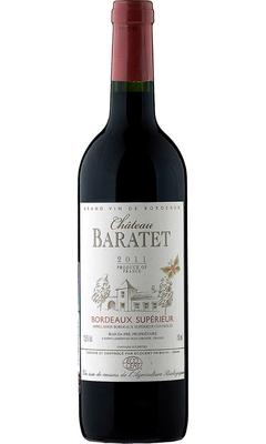 Вино красное сухое «Chateau Baratet» 2014 г.